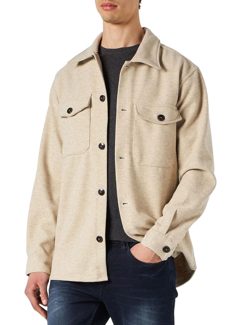 JOROLLIE SOFT WOOL SHACKET