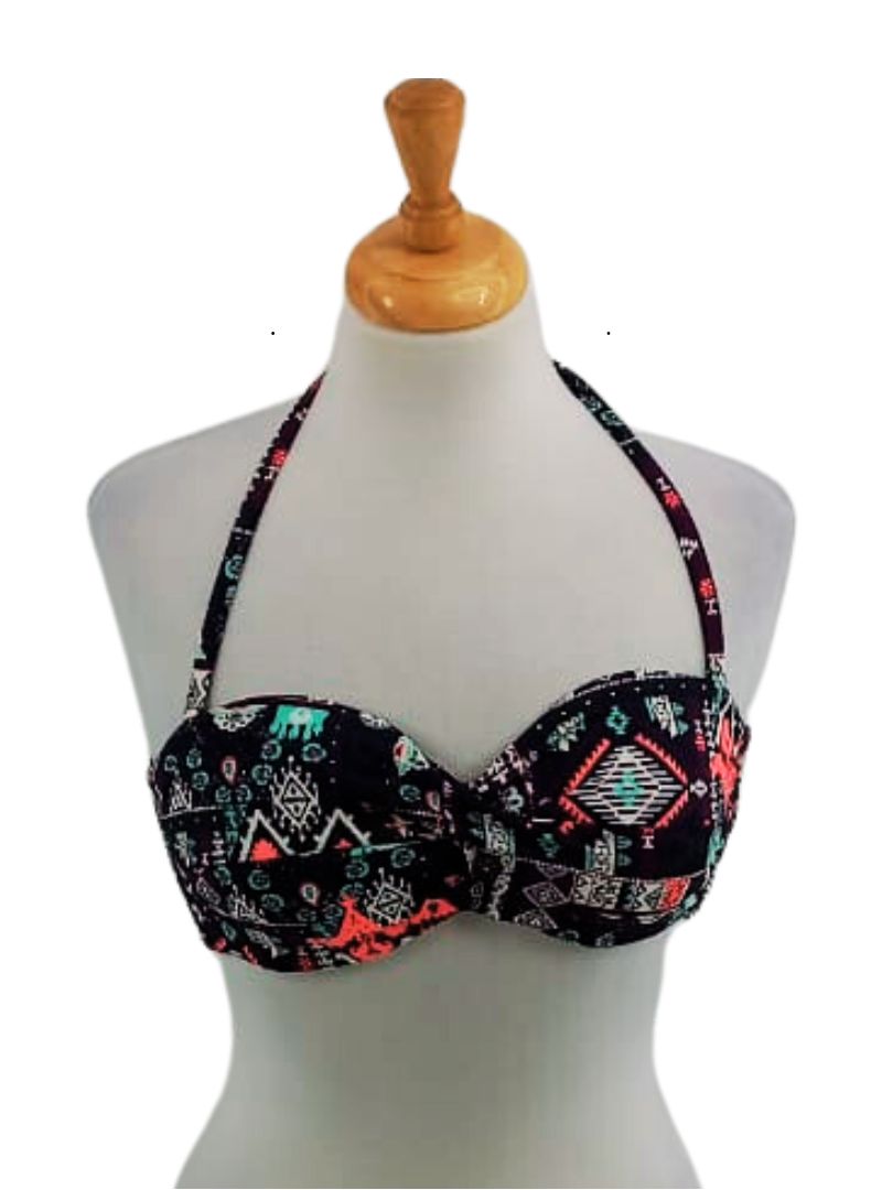 PRINTED BIKINI TOP