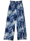 Inside Ladies Two Toned Detailed Pants - Blue/White