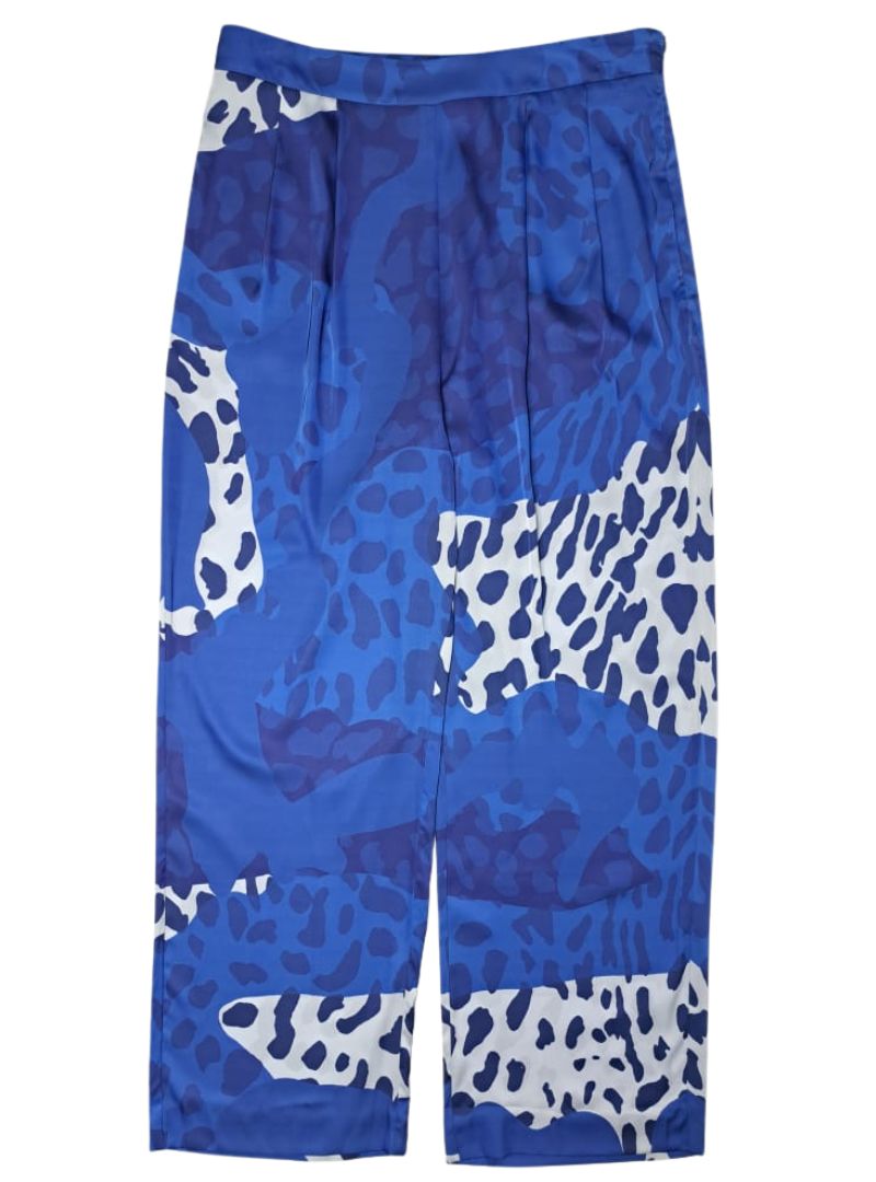 Vanessa Gounden Ladies Kiko Formal Pants - Blue/White