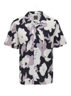 Only & Sons Mens Linen Printed Shirt - Multi color