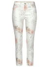 Lascana Ladies Floral Jeans - Beige/Brown/Pink