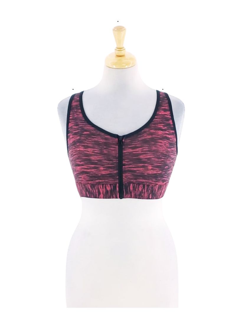 ZIPPER SPORTS BRA