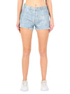 Cropp Ladies Mid Waist Denim Short - Blue/Silver