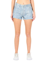 Cropp Ladies Mid Waist Denim Short - Blue/Silver