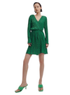 Reserved Ladies Check Pleated Dress - Green