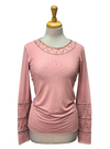 Vanessa Gounden Piper Formal Top - Pink