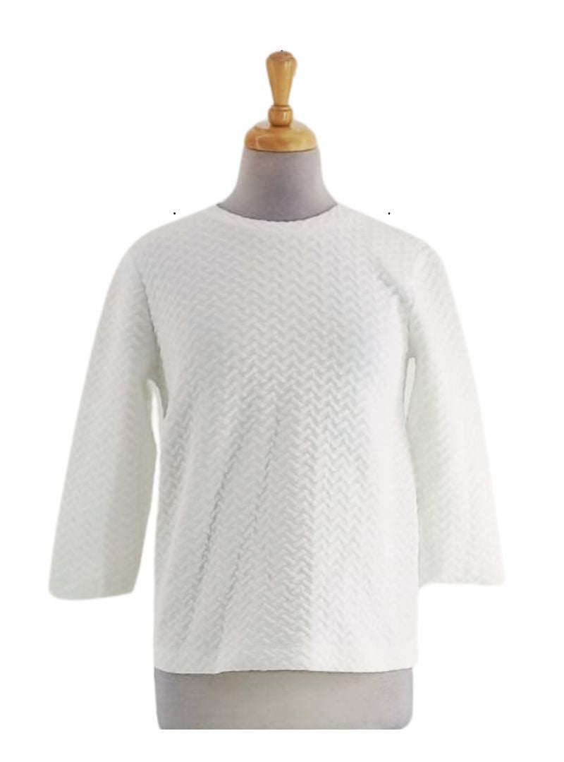 TEXTURED FLEECE TOP