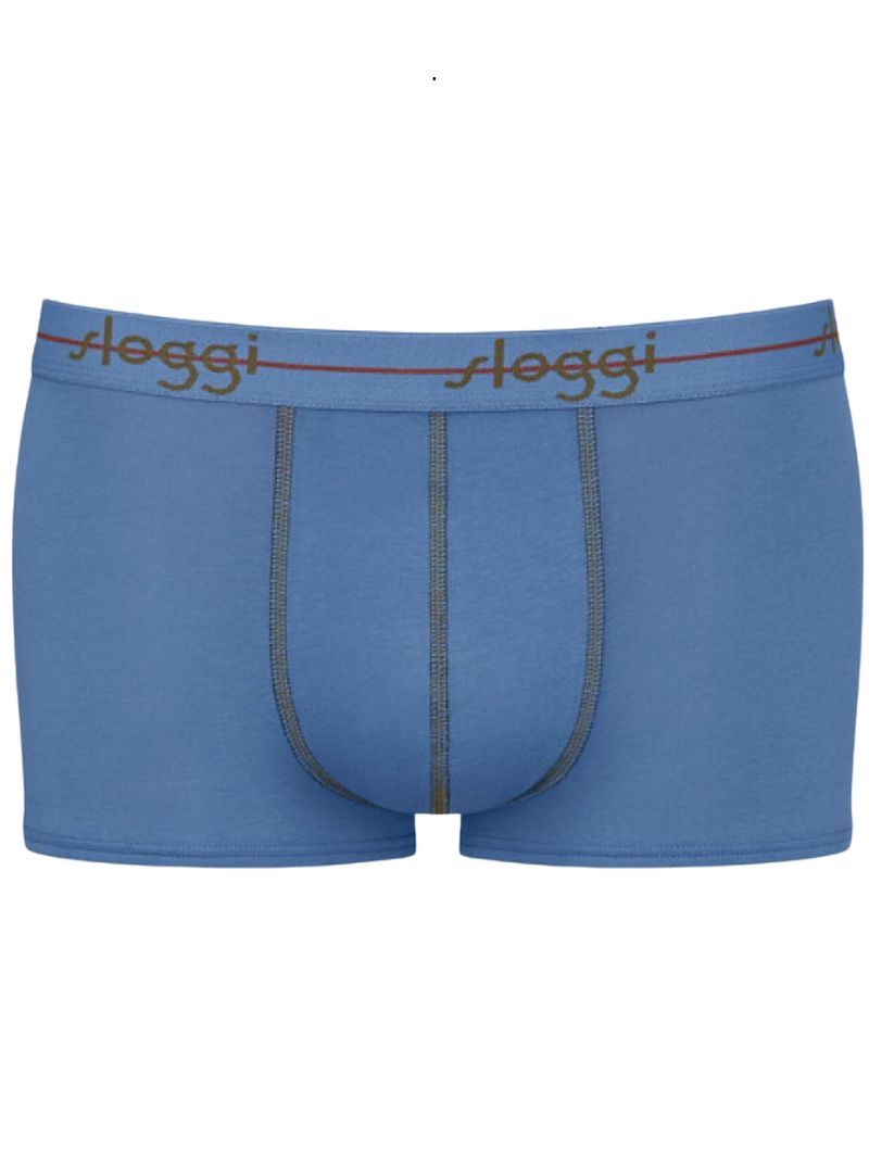 Sloggi Mens Underwear Boxer Shorts ( 2 - Pack ) - Blue/Green