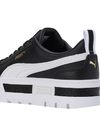 Puma Ladies Mayze Classic Wns Sneaker - Black/White/Metallic Gold