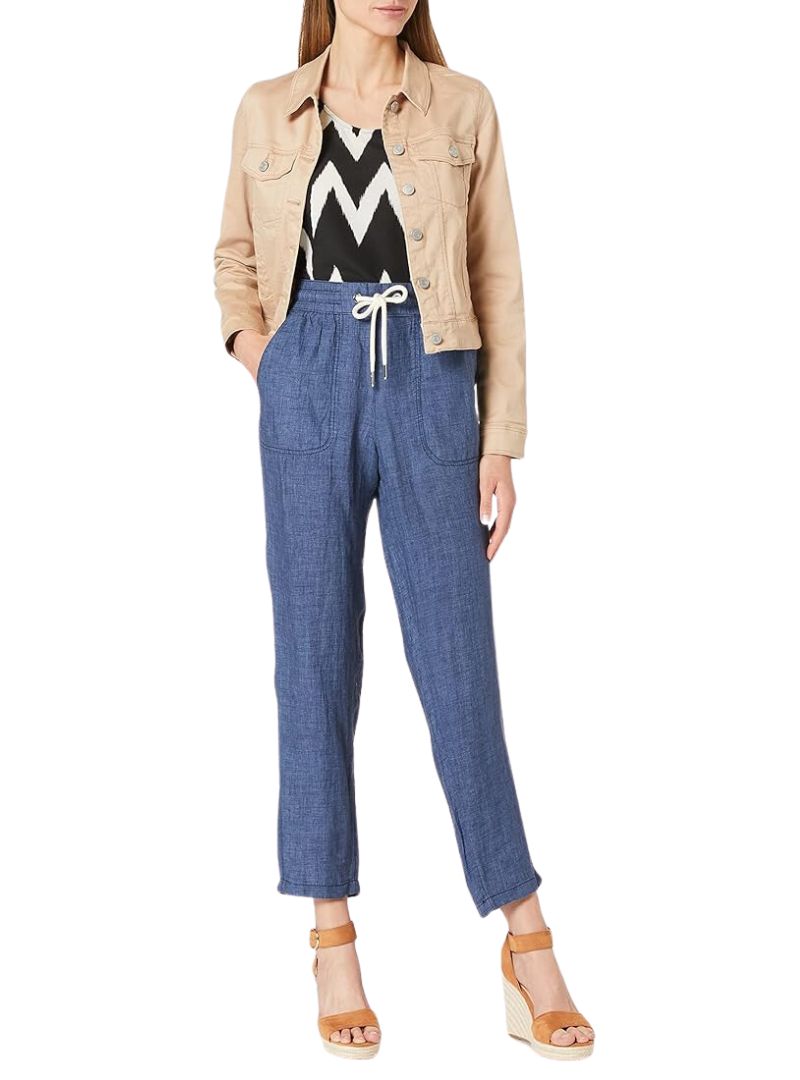 DENIM STRAIGHT LEG TROUSER