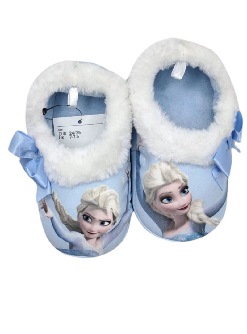 DISNEY FROZEN SLIP ON SLIPPERS