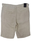 Bomboogie Mens Casual Linen Short - Beige