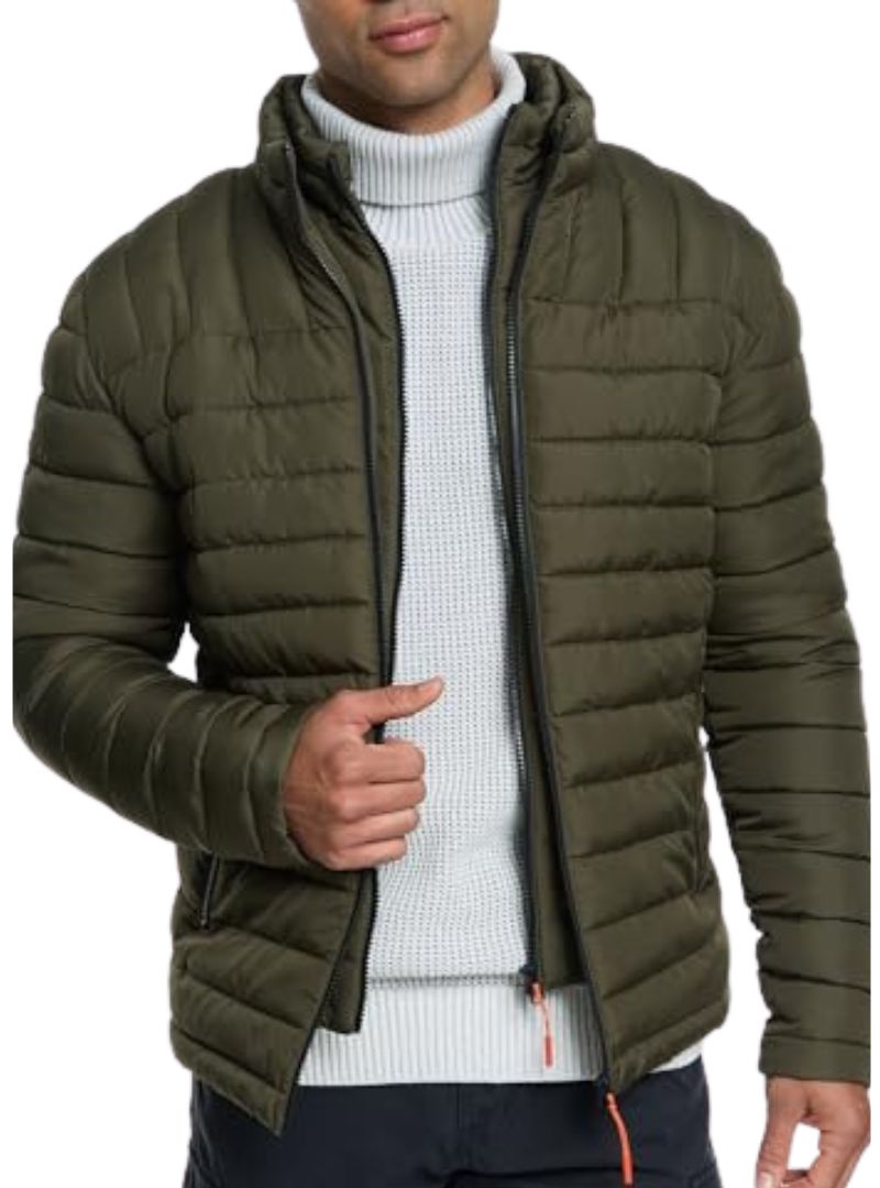 Threadbare Mens Light Weight Jacket - Green