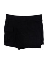 Inside Ladies Wrap Short - Black
