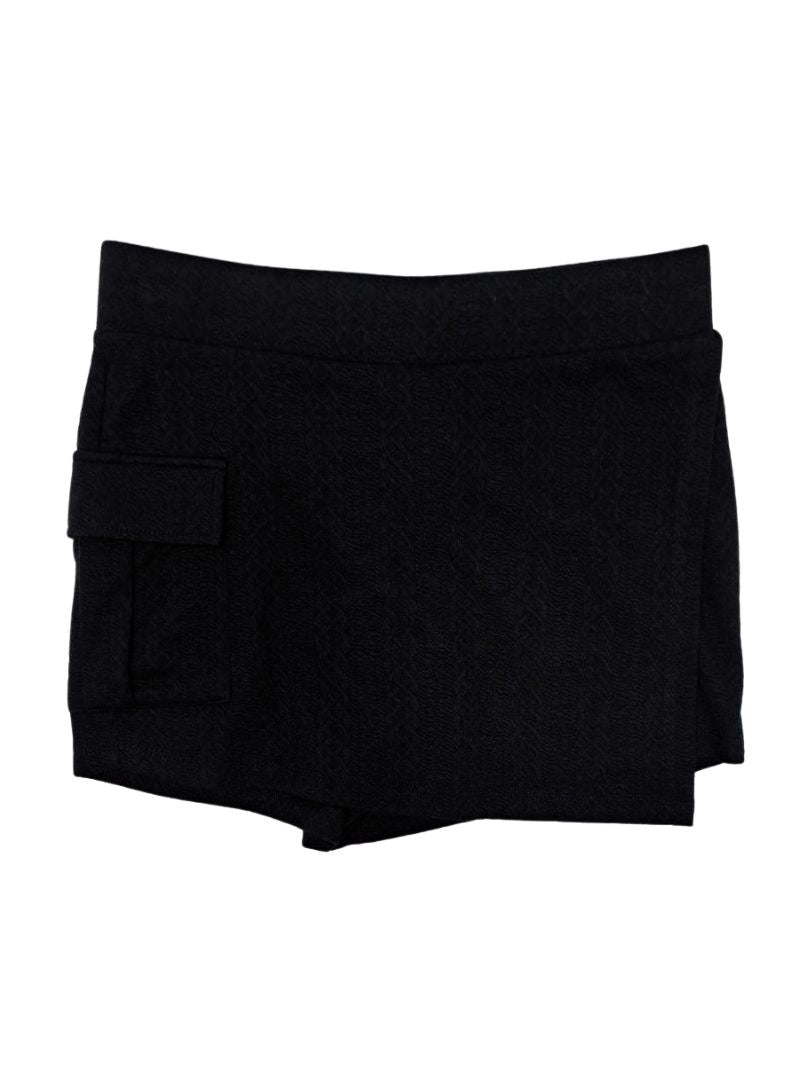 Inside Ladies Wrap Short - Black