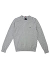 Tommy Hilfiger Mens Knit - Heather Grey