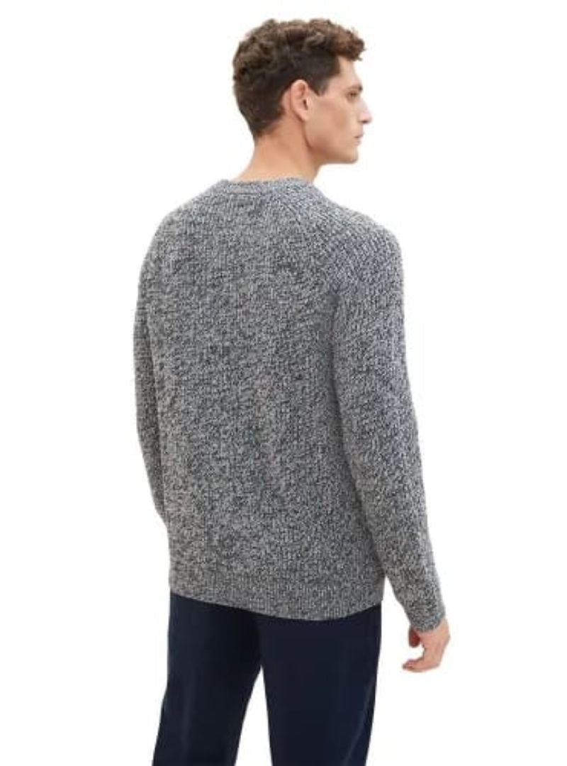 Tom Tailor Mens Knit Top - Grey