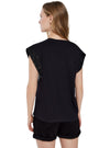 Springfield Ladies Sequins Detail  Tee - Black