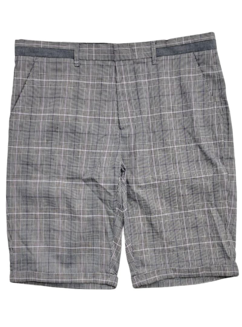 DETAILED CHECK SHORTS