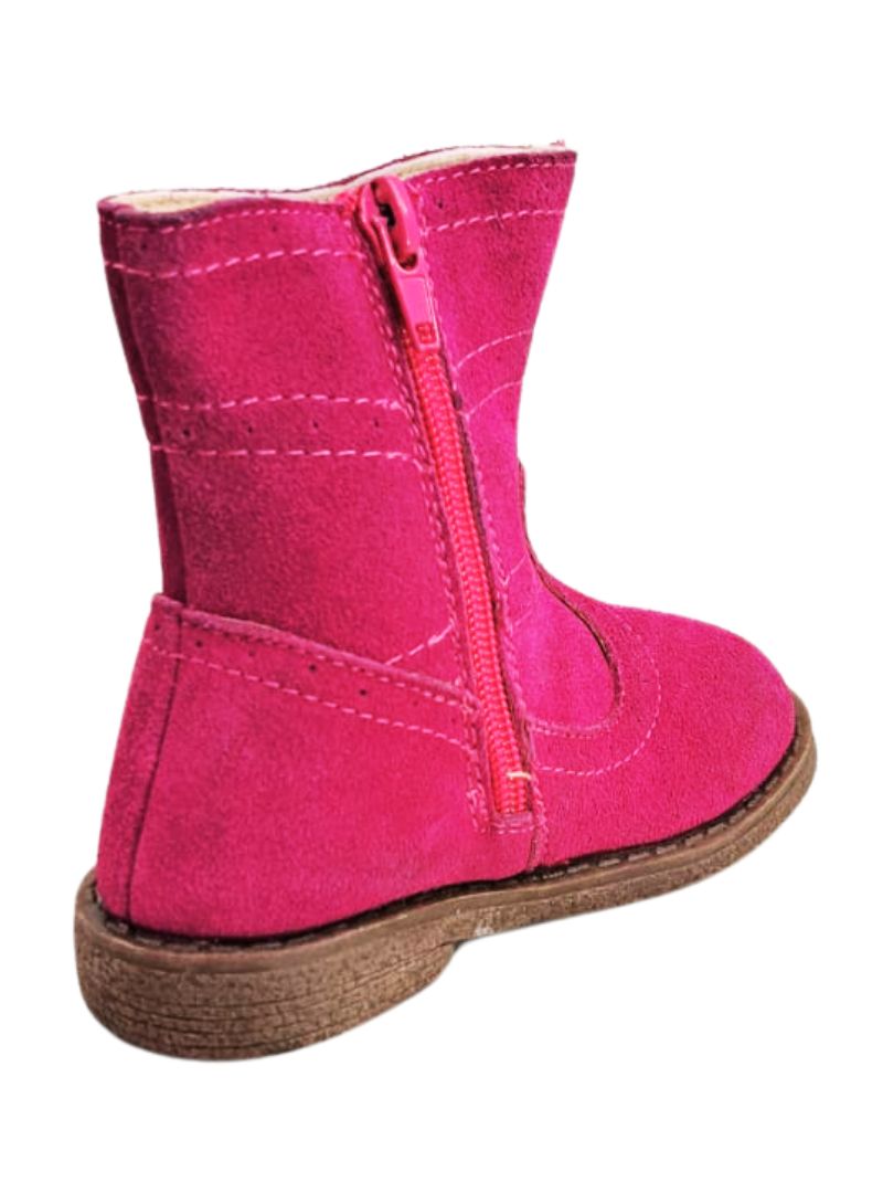 Kids Zip Up Ankle Boots