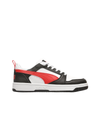 Puma Rebound V6 Lo Junior Sneaker - Red, Black & White
