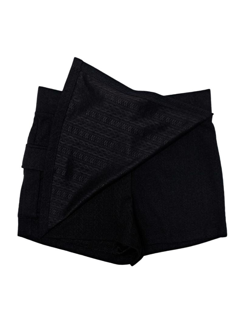 Inside Ladies Wrap Short - Black