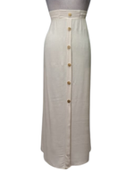 Vivance Ladies Buttoned Skirt - Beige