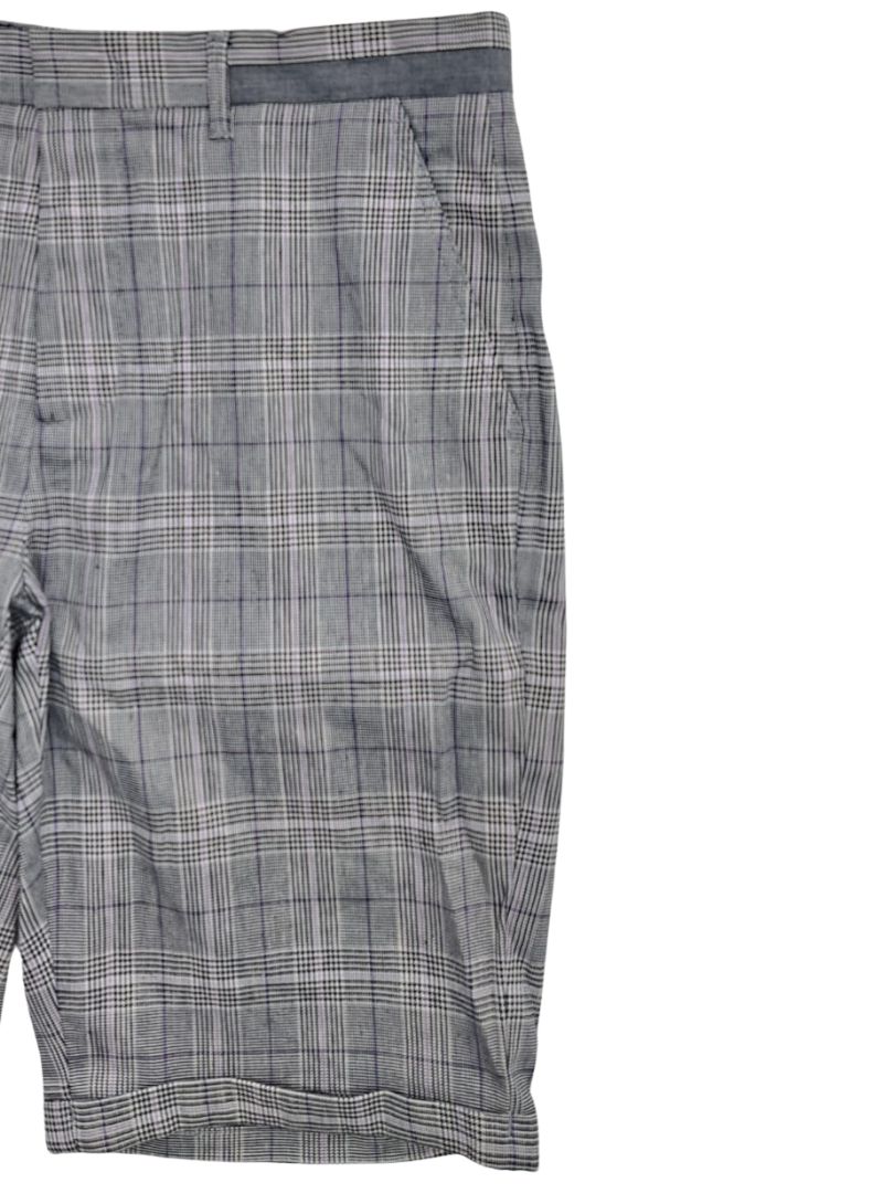 DETAILED CHECK SHORTS