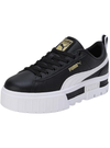 Puma Ladies Mayze Classic Wns Sneaker - Black/White/Metallic Gold