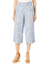 PRINTED CASUAL WIDE LEG PANTS