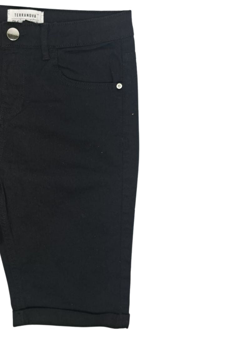 Terrranova Ladies Denim Shorts - Black