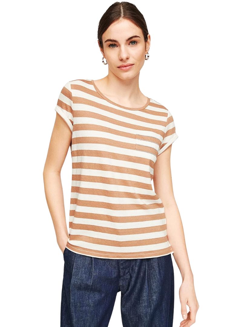 STRIPED CASUAL TEE