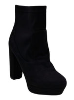 HIGH HEELED PLATFORM BOOTS