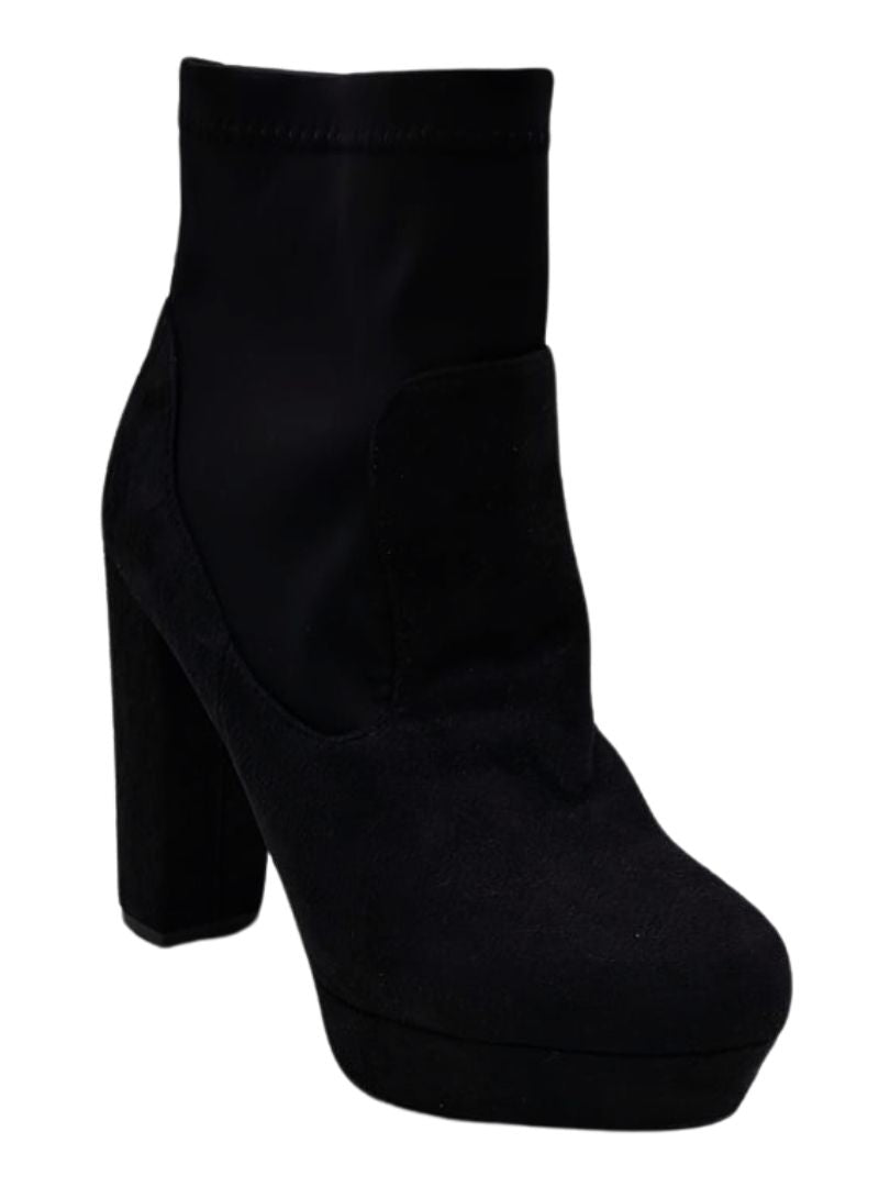 HIGH HEELED PLATFORM BOOTS