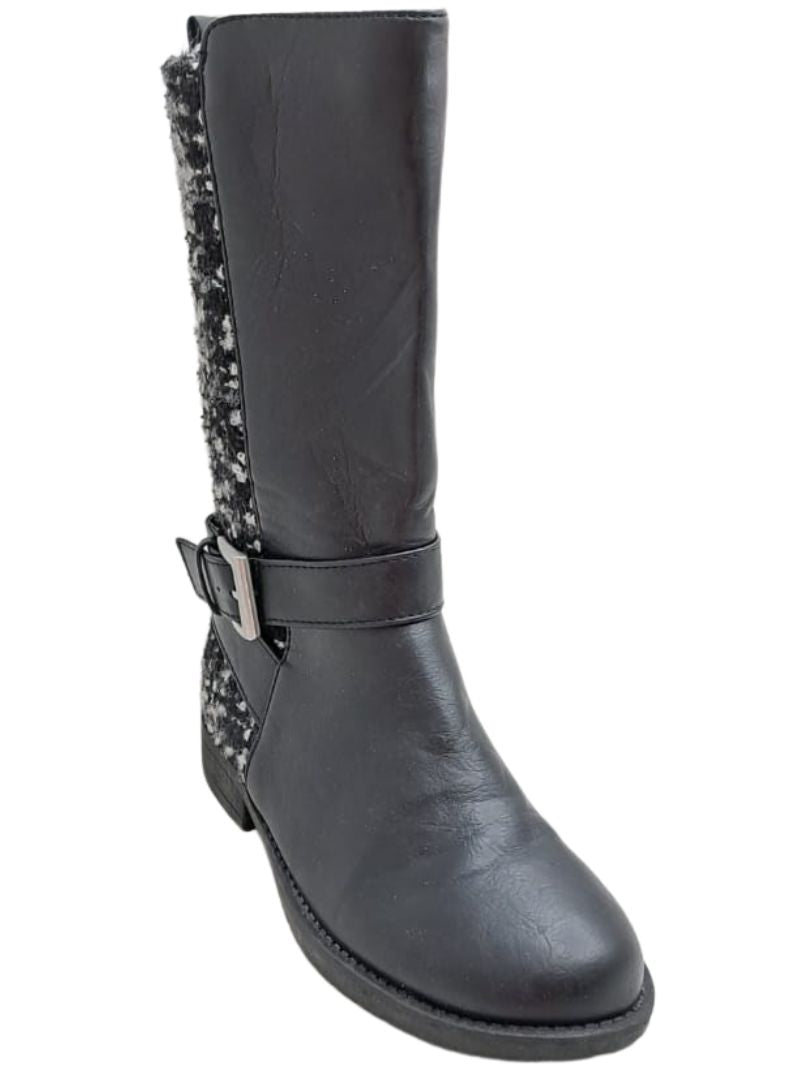 LONG DETAIL BUCKLE BOOT