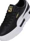 Puma Ladies Mayze Classic Wns Sneaker - Black/White/Metallic Gold