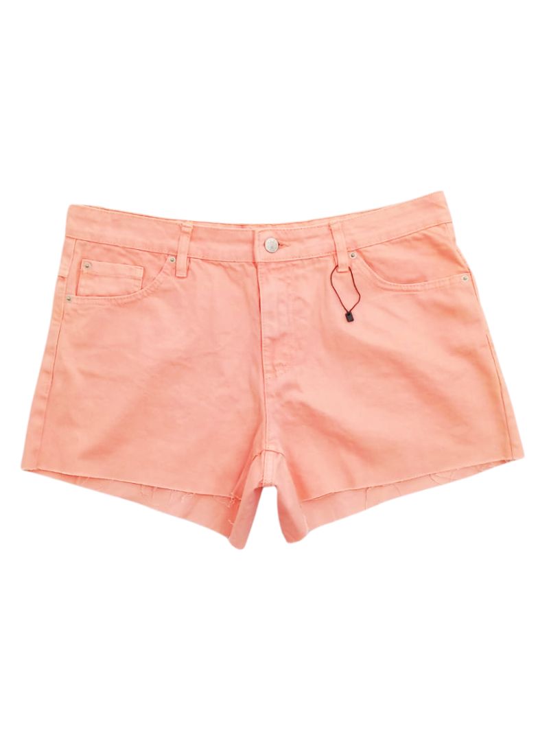 DENIM RAW EDGE SHORT