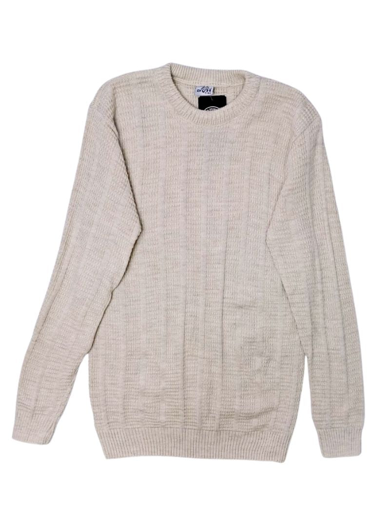 SVH Mens Knitted Pullover - Beige