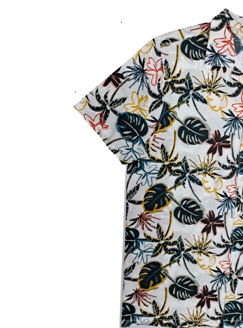 Livergy Mens Detailed Short Sleeve Shirt - Multi Colour