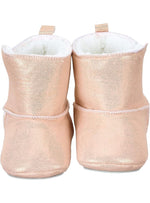 SLIP ON GLITTER BABY BOOTS
