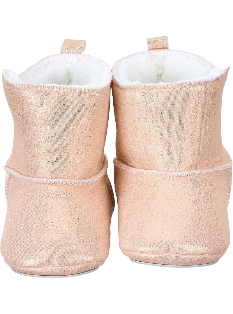 SLIP ON GLITTER BABY BOOTS