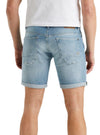 Pme Legend Mens Detailed Denim Shorts- Blue