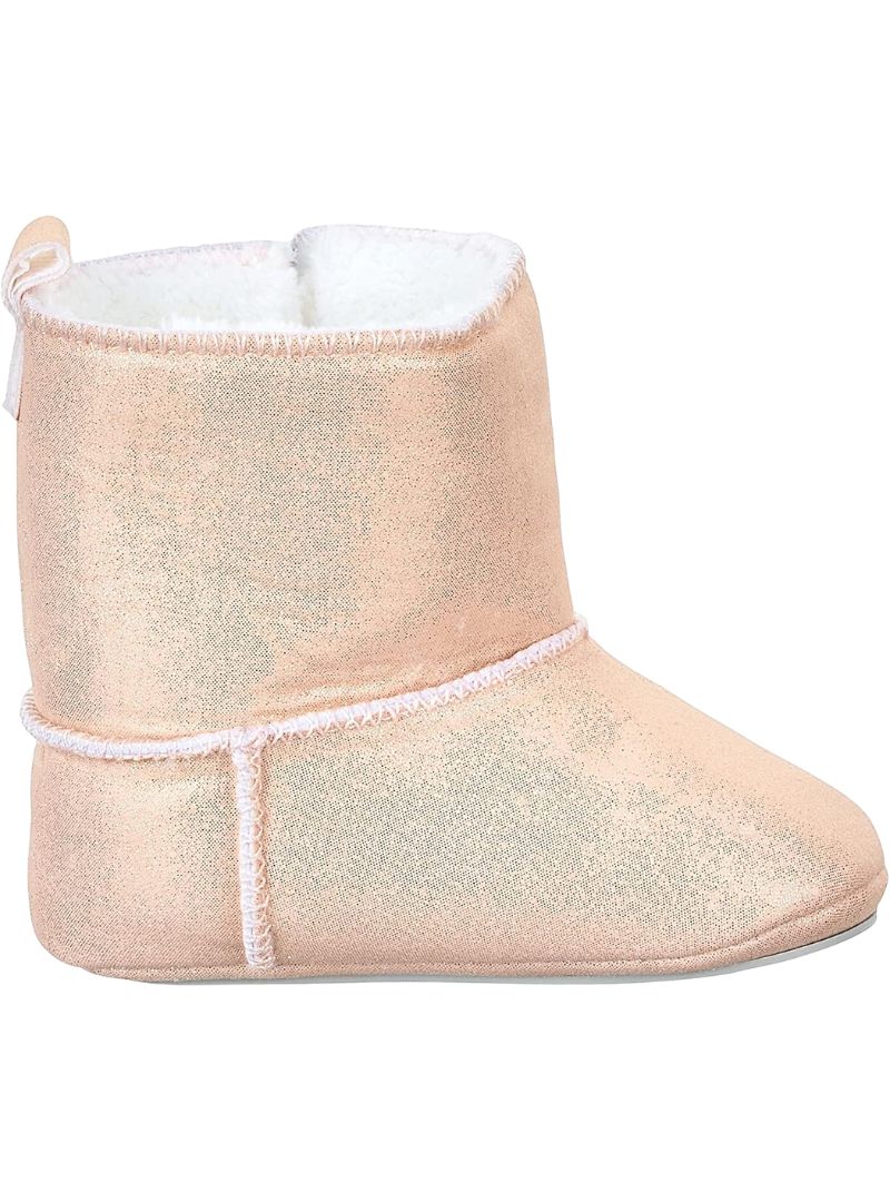 SLIP ON GLITTER BABY BOOTS