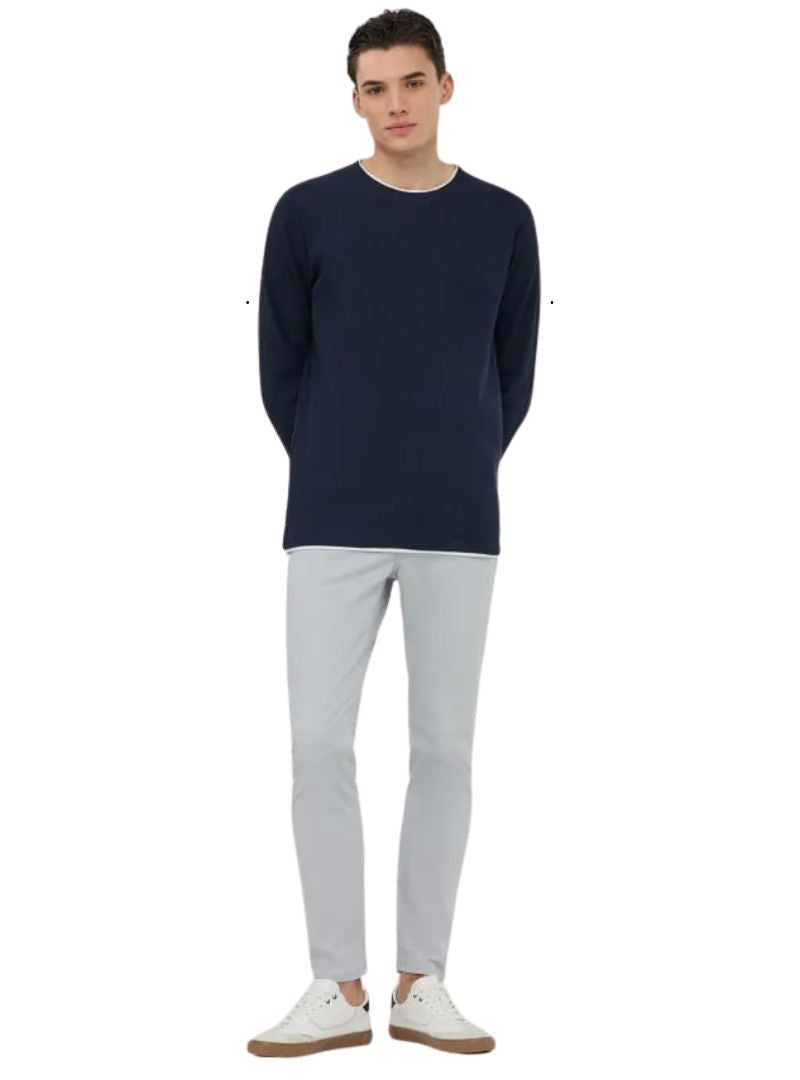 Terranova Mens Knit Top - Navy