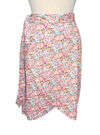 Olivy Floral Wrap Skirt - Pink