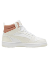 Puma Rebound V6 Ladies Sneaker - White/Beige/Peach