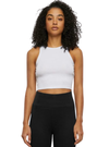 Urban Classic Ladies Rib Sleeveless Top - White