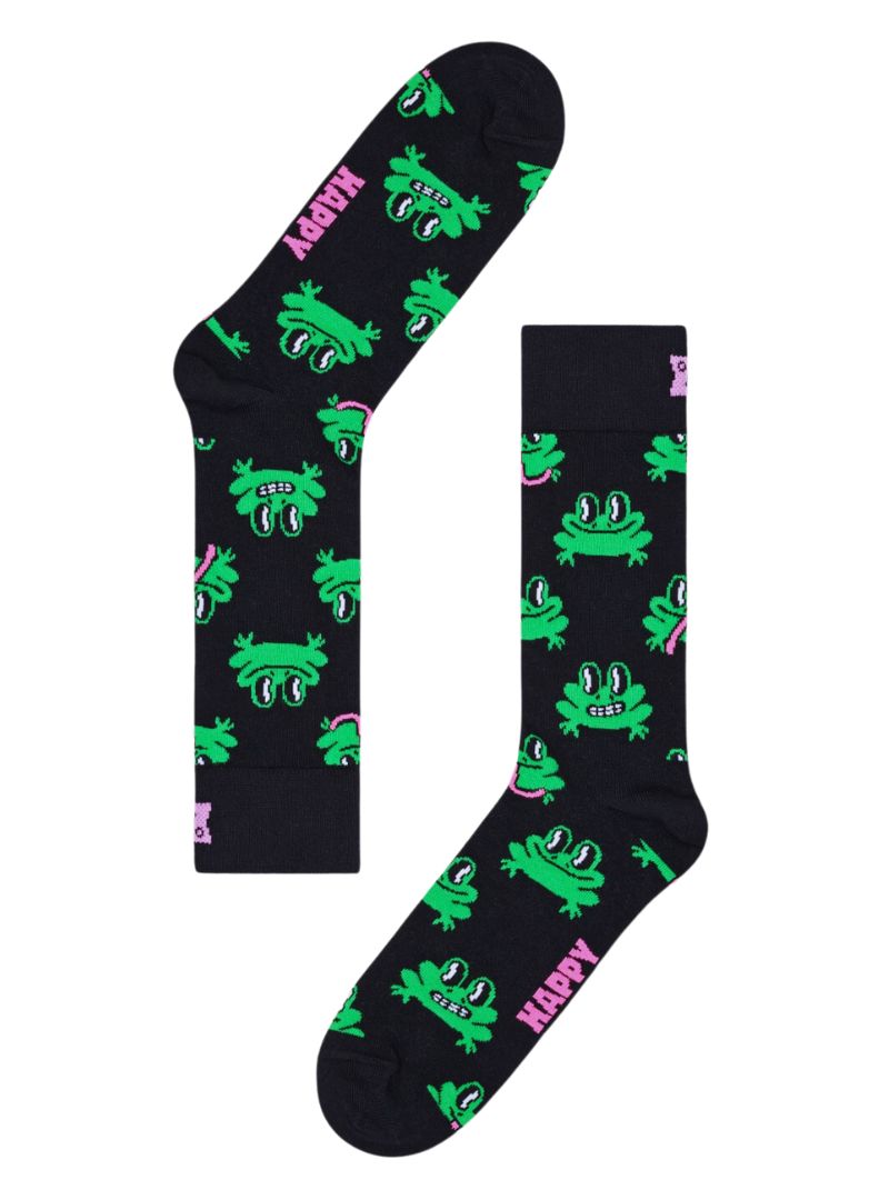 FROG PRINT SOCKS