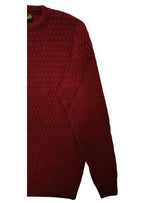 SVH Mens Knitted Pullover - Maroon